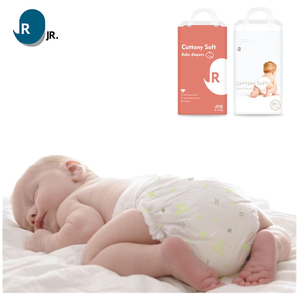 Custom Design Non Woven Raw Material Soft Care Organic Baby Diaper Pants