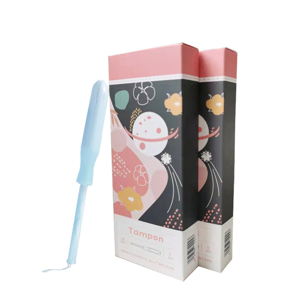 Manufacturers Natural Disposable Organic Cotton Tampons With Plastic Applicator Organic Tampons