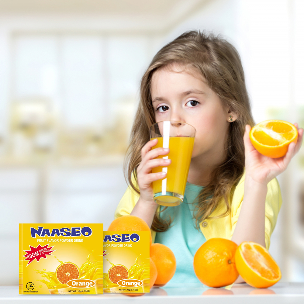 High Quality 10MG Naaseo Brand Natural Instant Orange Fruit Juice Powder