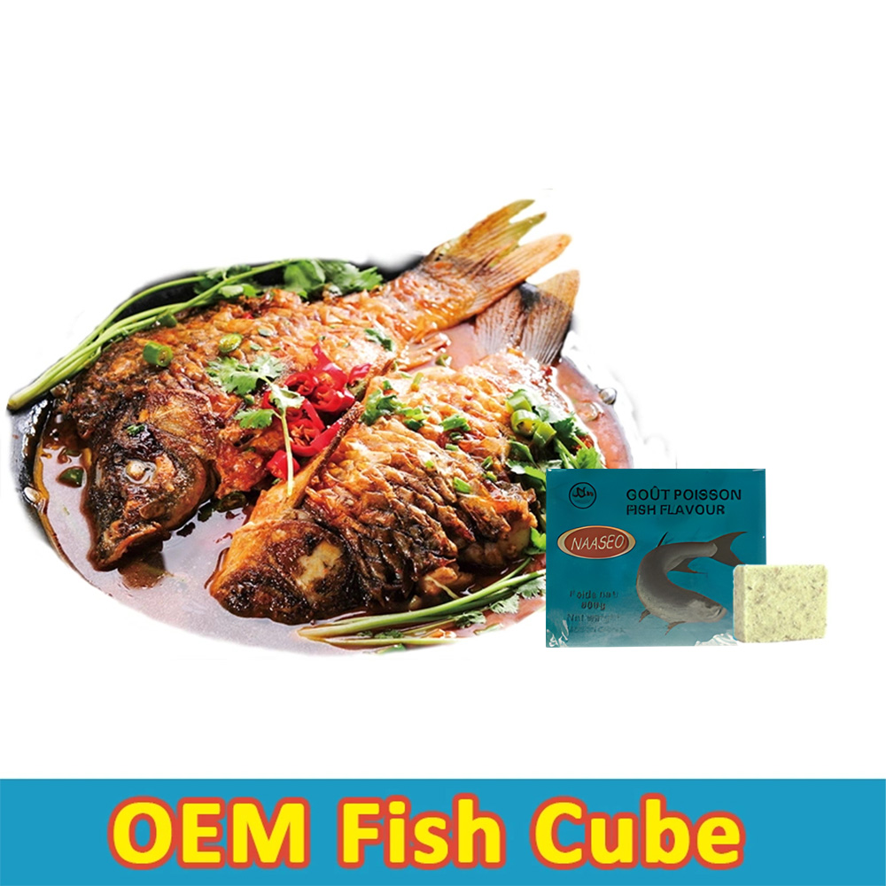 Factory Fish Flavor Bouillon Seasoning Stock Cube for Wholesale